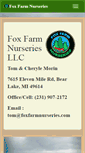 Mobile Screenshot of foxfarmnurseries.com